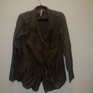 Womans light trench coat